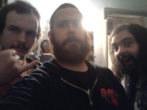 Shark attack from American Sharks backstage at the Ogden Theater in Denver! 