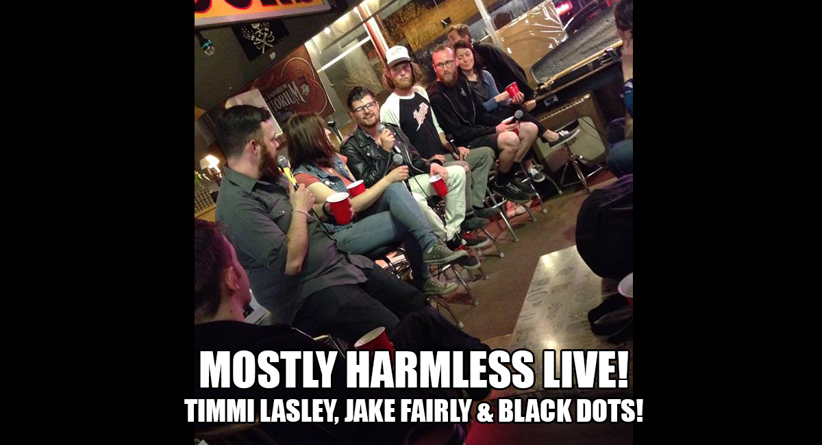 96 – LIVE! Adventures in Employment with Comedian Timmi Lasley, Artist Jake Fairly & musical guests: Black Dots