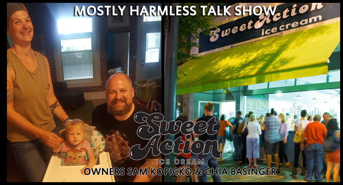 126 – Sweet Action Ice Cream owners Sam Kopicko & Chia Basinger talk Ice Cream, their DIY begginings and how punk rock inspired their shop!