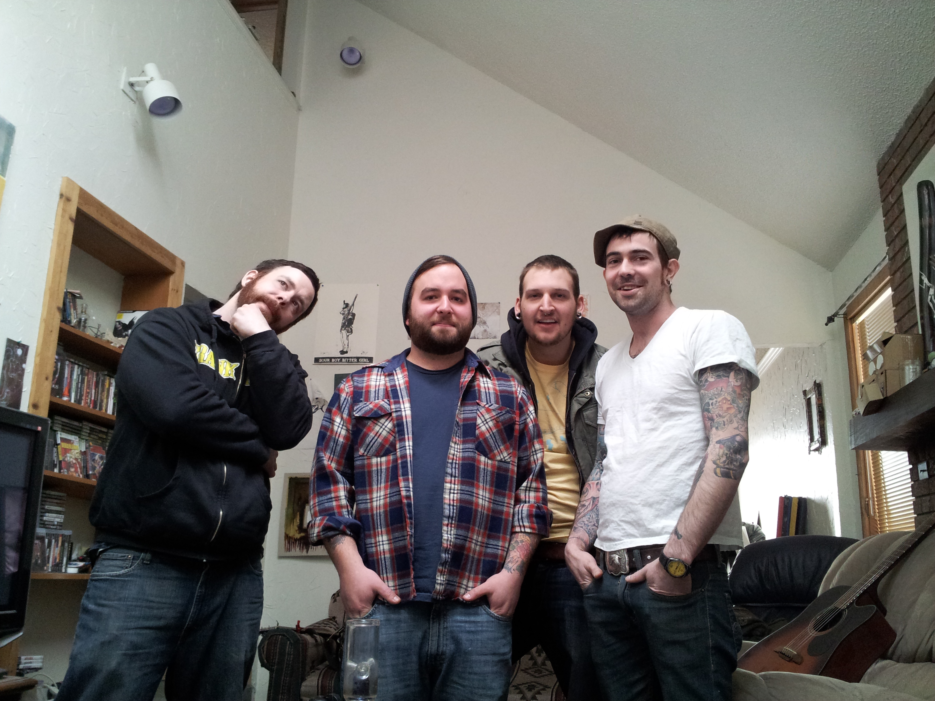 Hanging out with Arliss Nancy (Kyle "GB" Kyle Oppold, Chris Love, & Cory Call) at the Chowder House Love Emporium.